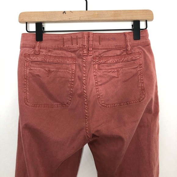 Anthro Hei Hei Abroad Sateen Skinny Trousers - Picture 8 of 8